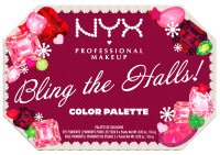 NYX Professional Makeup - Bling the Halls! - Color Palette - Paleta 10 očných tieňov a na tvár - 10 x 0,6 g
