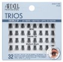 ARDELL - Double Up - Řasy v trsech se zvýšeným objemem - UZLOVANÉ TRSY TROJICE - STŘEDNÍ ČERNÉ - KNOTTED FLARE TRIOS - MEDIUM BLACK