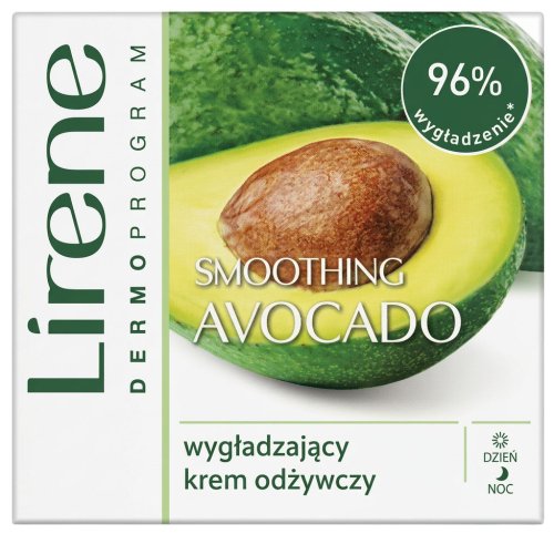 Lirene - Shoothing Avocado - Wygładzające Awokado - Wygładzający krem odżywczy do twarzy na dzień i na noc - 50 ml 