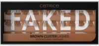 Catrice - FAKED - BROWN CLUSTER LASHES - Hnedé riasy v trsoch + lepidlo
