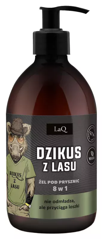 Набор для мужчин LaQ Dzikus z Lasu: шампунь, гель для душа и масло для бороды — фото 3