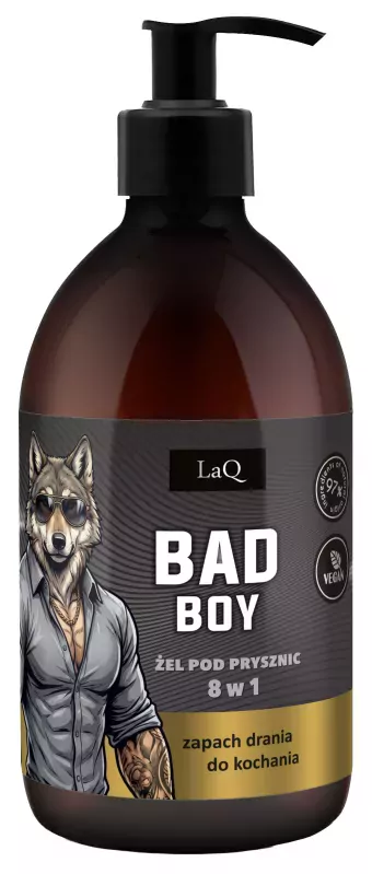 Подарочный набор LaQ Bad Boy: шампунь, гель для душа и масло для бороды, для мужчин — фото 5