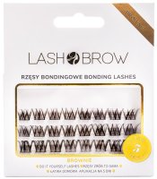 Lash Brow - Bonding Lashes - Brown Bonding Lash Clusters - Brownie Drama Queen - 0.07 - C - MIX