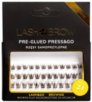 Lash Brow - Pre-Glued Press&Go - Brownie Everyday - 0.07 - C - MIX