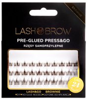 Lash Brow - Pre-Glued Press&Go - Brownie Classy Night - Brown - 0.07 - C - MIX