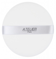 Make-Up Atelier Paris - Biały puszek do pudru 10 cm - HOUP