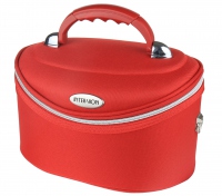 Inter-Vion - Kufer kosmetyczny - 413568 F - ŚREDNI - (CZERWONY)
