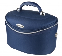 Inter-Vion - Kufer kosmetyczny - 413567 D -  DUŻY - (NIEBIESKI)