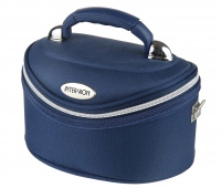 Inter-Vion - Kufer kosmetyczny - 413569 D - MAŁY - (NIEBIESKI)