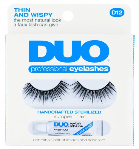 DUO - Professional eyelashes - Sztuczne rzęsy + klej