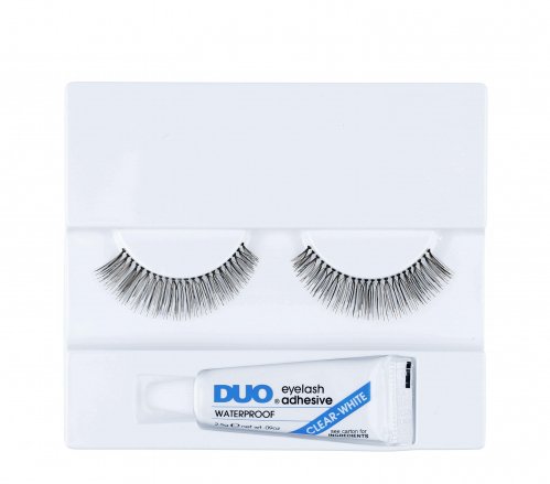 DUO - Professional eyelashes - Sztuczne rzęsy + klej - D11