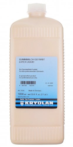 KRYOLAN - LATEX LIQUID - Latex/ mleczko do efektów specjalnych (kolor) 1000 ml - ART. 2554