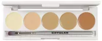 KRYOLAN - Dermacolor - CAMOUFLAGE CREME - Paletka 5 Kamuflaży - ART. 75015