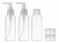 Inter Vion - Travel set of plastic cosmetic containers