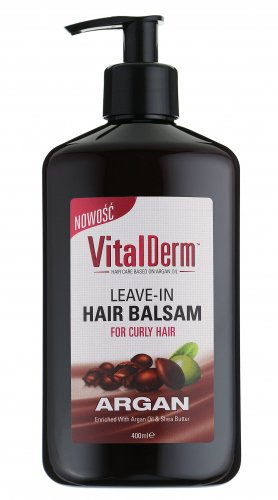 VitalDerm - LEAVE-IN HAIR BALSAM ARGAN - Balsam do włosów kręconych z olejem arganowym - REF: 1716