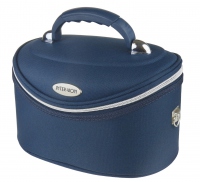 Inter-Vion - Kufer kosmetyczny - 413568 A - ŚREDNI - (NIEBIESKI)