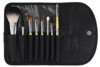 KRYOLAN - Set of 8 short brushes + case - ART. K801