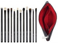 LOVETO.PL - Set of 12 make-up brushes + cosmetic bag