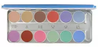 KRYOLAN - AQUACOLOR - Palette of 12 watercolors for face painting - ART. 1104