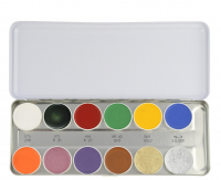 KRYOLAN - SUPRACOLOR - Make-up Palette with 12 colours - ART. 1004 - SN - SN