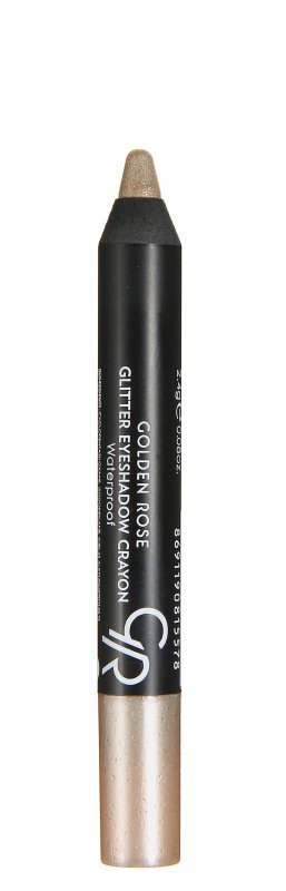 Crayon Fard à Paupières GOLDEN ROSE Vert Amande – Effet Glitter Jumbo – Longue Tenue, Hypoallergénique