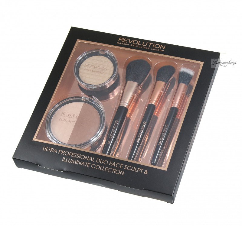 MAKEUP REVOLUTION ULTRA PROFESSIONAL DUO FACE SCULPT & ILLUMINATE