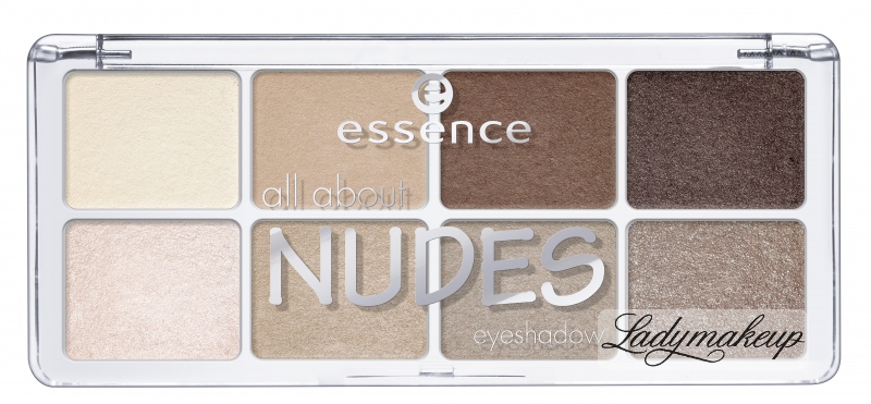 essence cosmetics the Nude edition paleta sjenila za oči 