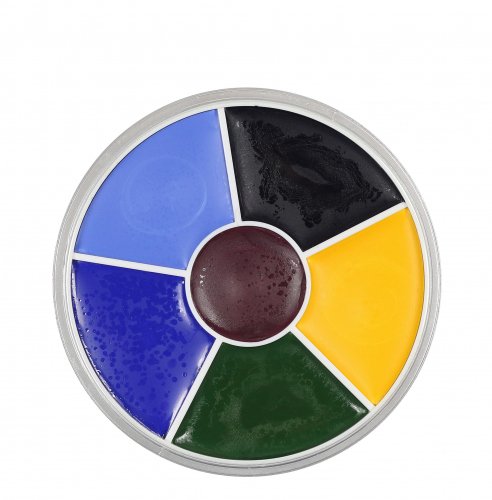 KRYOLAN - Supracolor - Rainbow Circle - Tłusta farba do makijażu - ART. 1306 - BLACK EYE 2