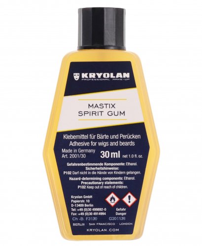 KRYOLAN - MASTIX - SPIRIT GUM - For Hair, Beards and wigs - ART. 2001/30