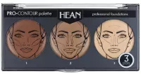 HEAN - PRO-CONTOUR palette - professional foundation - Set of creamy, contouring Foundations