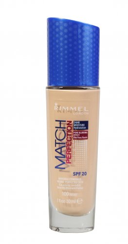 RIMMEL - MATCH PERFECTION FOUNDATION - Kryjący pokład do twarzy - 30 ml - 100 - IVORY