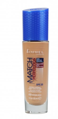 RIMMEL - MATCH PERFECTION FOUNDATION - Kryjący pokład do twarzy - 30 ml - 400 - NATURAL BEIGE