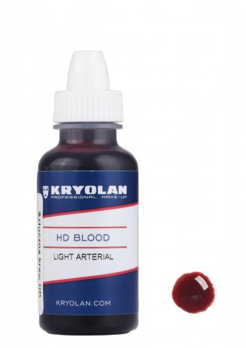 KRYOLAN - HD BLOOD - Sztuczna krew HD - 15 ml - ART. 4160 - LIGHT ARTERIAL