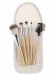 LancrOne - SUNSHADE MINERALS - Set of 5 make-up brushes + natural flax case
