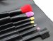 LancrOne - Butterfly Collection - Set of 7 colorful make-up brushes + case
