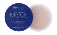RIMMEL - MATCH PERFECTION - SILKY LOOSE FACE POWDER - Sypki puder transparentny 001