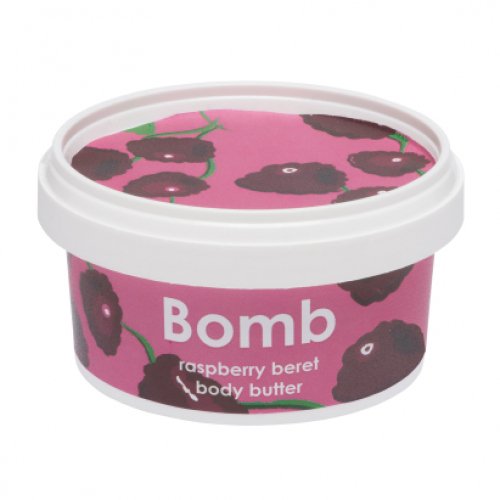 Bomb Cosmetics - Raspberry Beret - Body Butter - Masło do ciała z 30% Shea - MALINOWE 