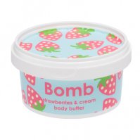 Bomb Cosmetics - Strawberries & Cream - Body Butter - Body Butter with 30% Shea