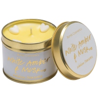 Bomb Cosmetics - White Amber & Musk - Hidden treasures - Ręcznie wytwarzana świeca zapachowa z olejkami eterycznymi - BIAŁA AMBRA I PIŻMO