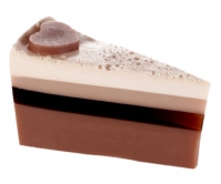 Bomb Cosmetics - Chocolate Heaven Handmade Soap - Porcja tortu mydlanego - NIEBIAŃSKA CZEKOLADA