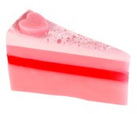 Bomb Cosmetics - Raspberry Supreme Handmade Soap Cake - Porcja tortu mydlanego - MALINOWY DESER