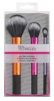 Real Techniques - Duo-fiber collection - Zestaw 3 pędzli - 01414M