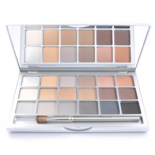 KRYOLAN - VARIETY - EYE SHADOW COMPACT - Palette of 18 Pressed Eyeshadows - ART. 5318 - V3 (NATURAL)