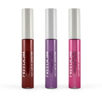 FREEDOM - PRO MELTS - IMPACTS - Collection Long Lasting & Intense Colour - Zestaw 3 błyszczyków do ust
