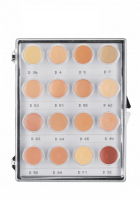 KRYOLAN - Dermacolor - CAMOUFLAGE MINI - PALETTE - Mini paleta 16 podkładów/ kamuflaży do twarzy - ART. 71006 - MEDIUM - MEDIUM