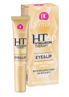 Dermacol - Hyaluron Therapy - Eye&Lip Wrinkle Filler Cream - Przeciwzmarszczkowy krem pod oczy i do okolic ust z kwasem hialuronowym