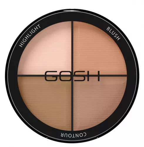 GOSH - CONTOUR'N STROBE KIT - 4 in 1 palette
