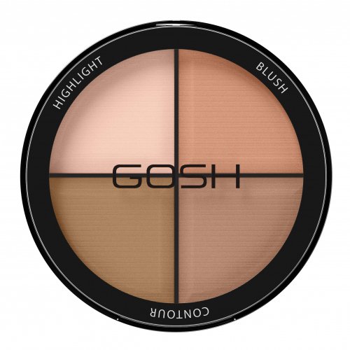 GOSH - CONTOUR'N STROBE KIT - 4 in 1 palette - 001 - LIGHT