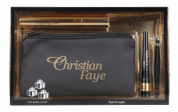 Christian - Celebration Eyes - Zestaw upominkowy - Tusz do rzęs, żel do brwi, pęseta i kosmetyczka