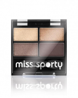 Miss Sporty - Quattro Eyeshadow - Zestaw 4 cieni do powiek - 403 - SMOKY BROWN EYES - 403 - SMOKY BROWN EYES